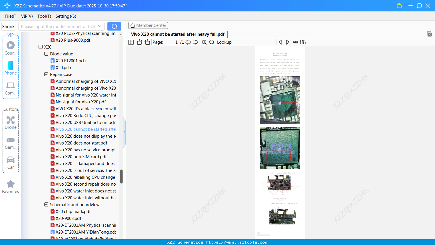 Vivo X20 Cannot Be Started After Heavy Fall